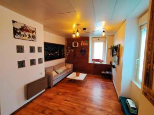 Postel nebo postele na pokoji v ubytování ConcarnOLoc