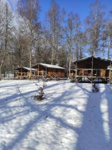 Camping la Borie Basse v zimě