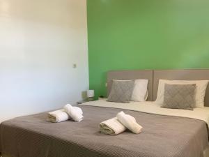 Postel nebo postele na pokoji v ubytování Albatros rooms