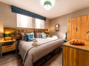 Ένα ή περισσότερα κρεβάτια σε δωμάτιο στο Holiday Home Beach House by Interhome