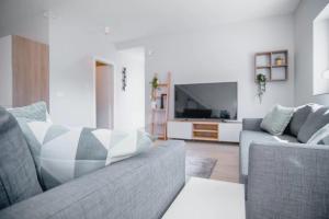 TV a/nebo společenská místnost v ubytování House Evermore 1