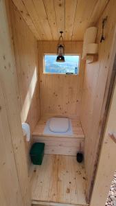 Koupelna v ubytování Schäferhütte