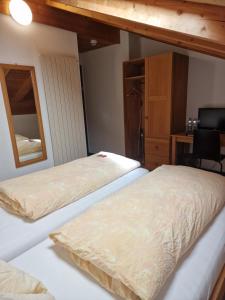 Postel nebo postele na pokoji v ubytování Hotel Alpha Thun
