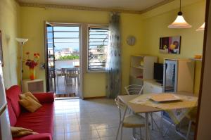 Posezení v ubytování Holiday House Naxos