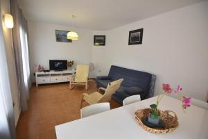 TV a/nebo společenská místnost v ubytování RNET - MTA Apartaments A1