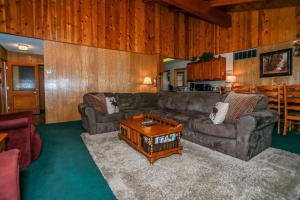 a living room with a couch and a coffee table at Avalon hide out #1336 in Big Bear Lake