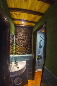 Koupelna v ubytování B&B La Laguna