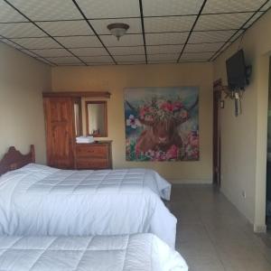 Letto o letti in una camera di cabanas las molas