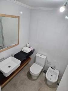 Vonios kambarys apgyvendinimo įstaigoje Monoambiente a estrenar en Bariloche