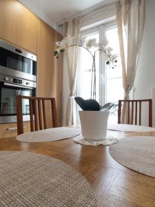 Köök või kööginurk majutusasutuses Appartement Paris La Défense Puteaux