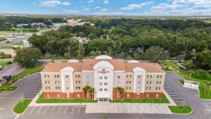 an aerial view of a building at Candlewood Suites - Ocala I-75 by IHG in Ocala