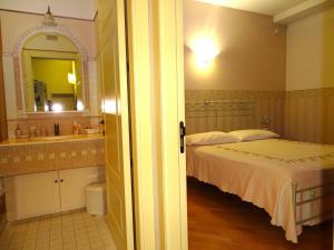 Et badeværelse på Villa Gioia Rooms