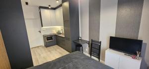 Η κουζίνα ή μικρή κουζίνα στο Villa Nova Apartamenty