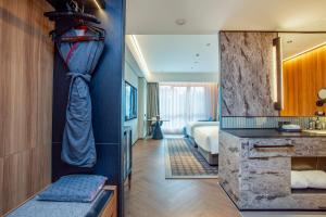 Posezení v ubytování Nanjing Fanyue Plaza Intercity Hotel