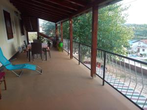 Balkón nebo terasa v ubytování Apartmani Corleone