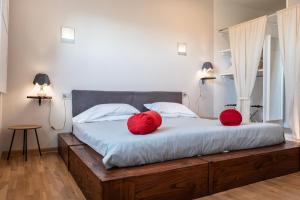 Postel nebo postele na pokoji v ubytování Il risveglio del Poggio