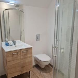 Ένα μπάνιο στο Gîte spacieux, à proximité de Bourges