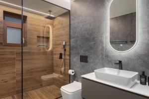 Ένα μπάνιο στο Patra Elegant Residence