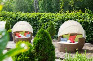 Zahrada ubytování Das Frühstückshotel Sankt Peter-Ording