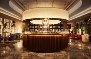 Lounge alebo bar v ubytovaní Grand Hyatt Barcelona