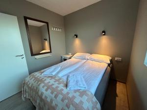 Postel nebo postele na pokoji v ubytování Apartment Skógafoss