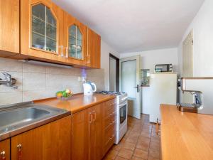 Kuchyň nebo kuchyňský kout v ubytování Holiday Home Horní Prysk by Interhome