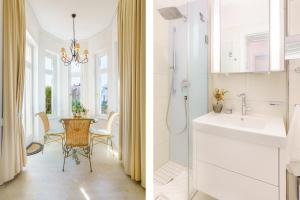 Ένα μπάνιο στο Villa Gruner App 1a