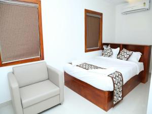 Voodi või voodid majutusasutuse Hotel Blog Stay toas