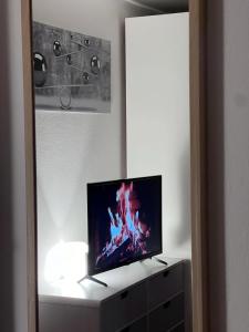 TV a/nebo společenská místnost v ubytování Der Erberbauer