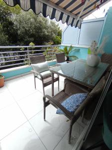 Balkón alebo terasa v ubytovaní Apartment Diana Split Znjan