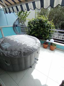 Balkón alebo terasa v ubytovaní Apartment Diana Split Znjan