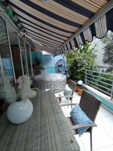 Balkón alebo terasa v ubytovaní Apartment Diana Split Znjan