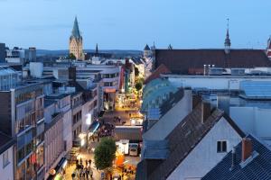 Nespecifikovaný výhled na destinaci Paderborn nebo výhled na město při pohledu z hotelu