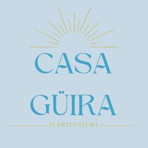 ein Logo für ein guatemalan guuana Restaurant in der Unterkunft Casa Guira - Fuerteventura in Parque Holandes