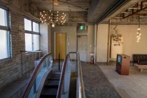 ホステル Cabinにあるシーティングエリア