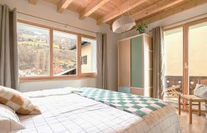 Letto o letti in una camera di SoHome Le Chable