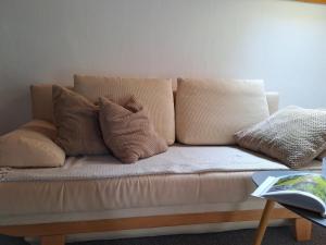 A bed or beds in a room at Haus Rieder