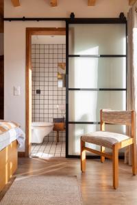 Letto o letti in una camera di SoHome Le Chable