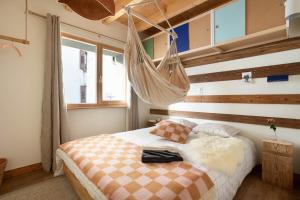 Letto o letti in una camera di SoHome Le Chable