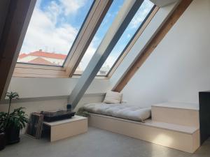 Posteľ alebo postele v izbe v ubytovaní Apartments Marinka Litomyšl