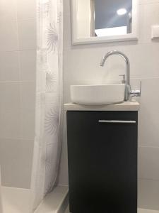 A bathroom at Casa Tibor