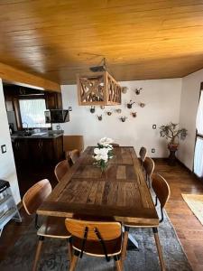 Posezení v ubytování Agradable cabaña en Tapalpa