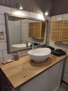 Kylpyhuone majoituspaikassa Le bon séjour