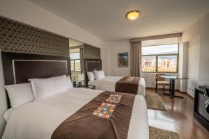 Katil atau katil-katil dalam bilik di Hotel Jose Antonio Cusco