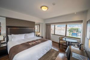 Katil atau katil-katil dalam bilik di Hotel Jose Antonio Cusco