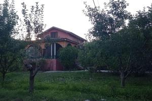 a house in the middle of a field with trees at HAS Bağ Evi 