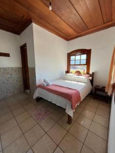 Postel nebo postele na pokoji v ubytování Pousada Brisamar Paraty COMECE O DIA COM UM CAFÉ DA MANHÃ INESQUECÍVEL