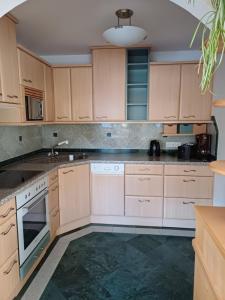 Kuchyň nebo kuchyňský kout v ubytování Apartment Kerer