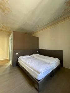 1 dormitorio con 1 cama grande en una habitación en CorteCairoli, en Gropello Cairoli