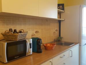 A kitchen or kitchenette at Le terrazze di Alberto